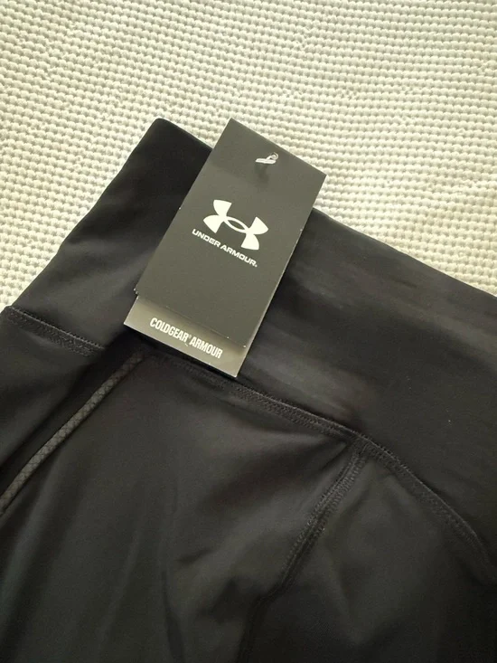 Under Armour Black Compression High-Rise Full Length Leggings - Picture 9 of 9